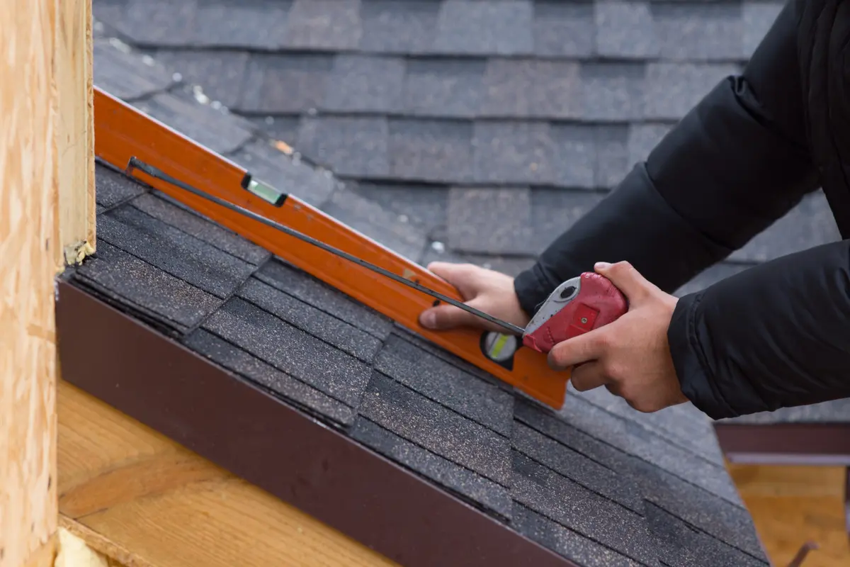 measuring a roof