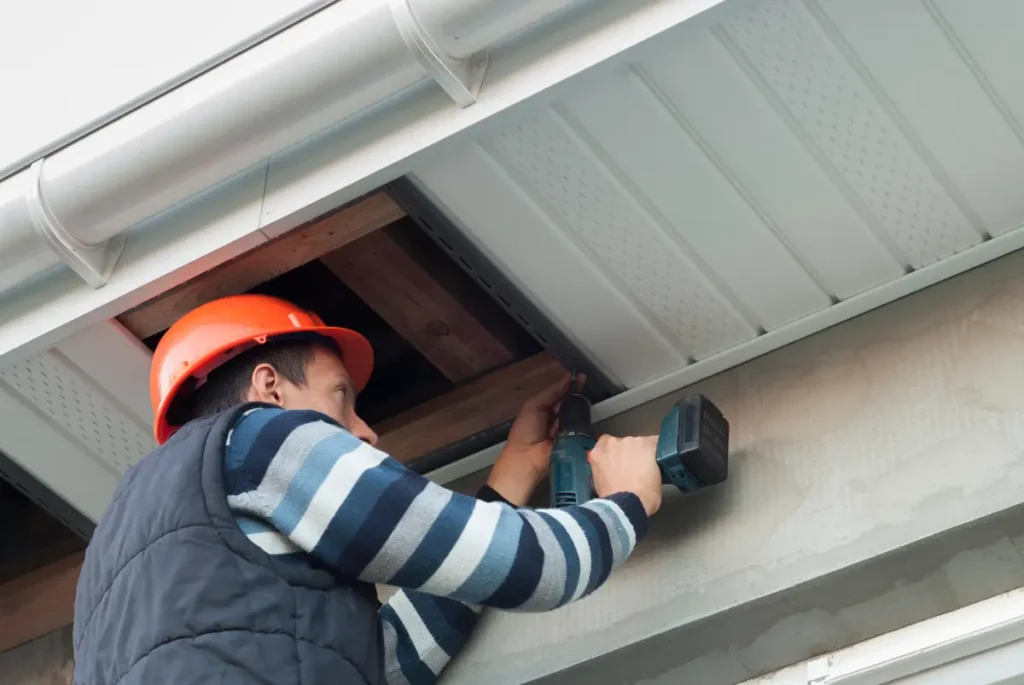 soffit vent installation