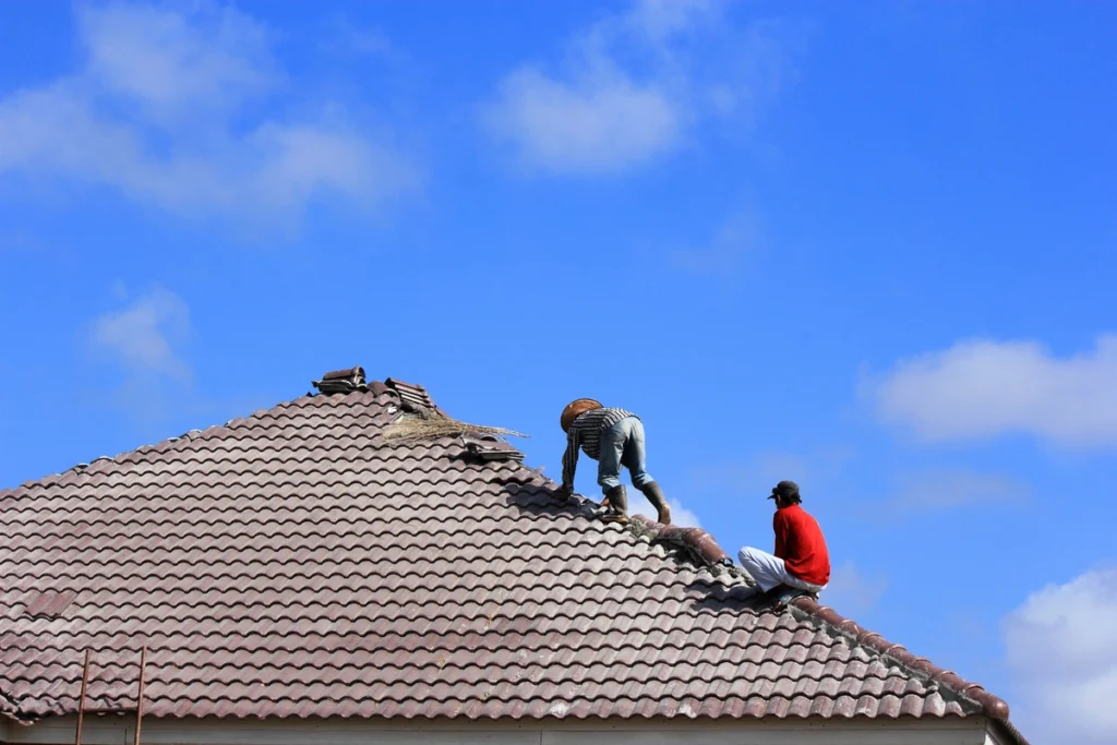 installing a concrete tile roof