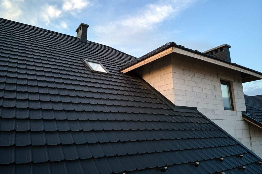 black metal shingles