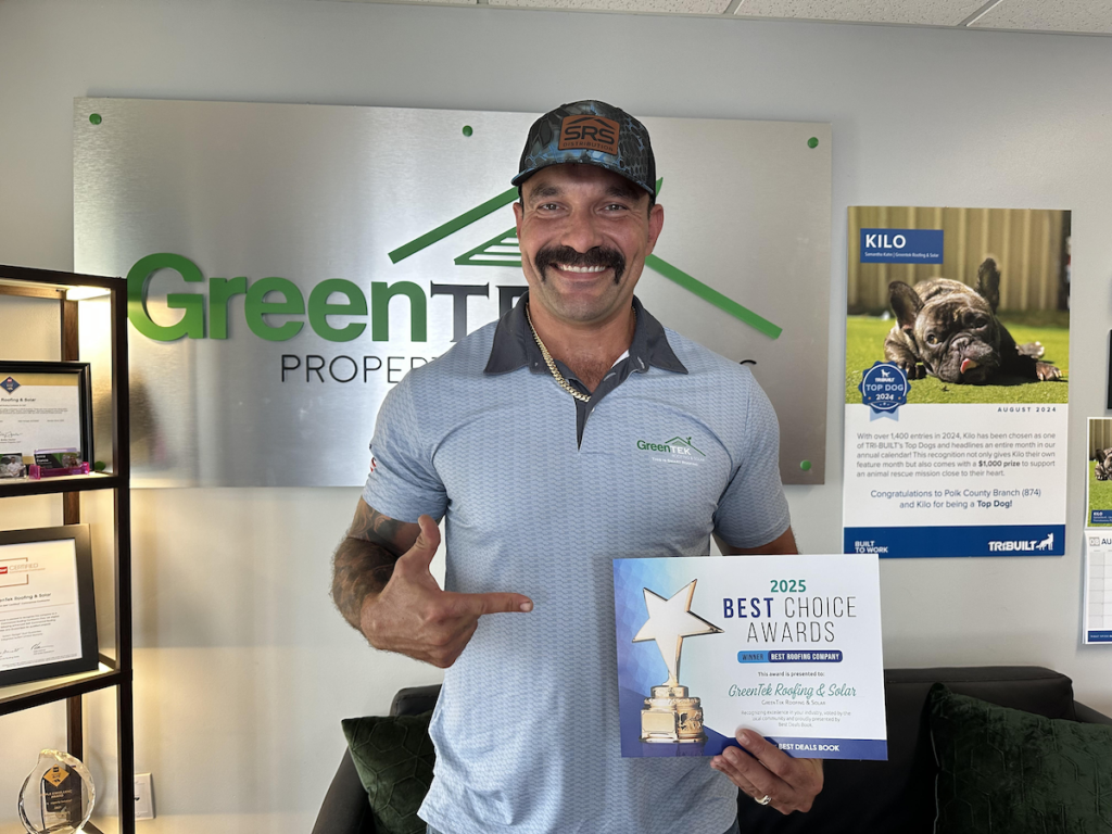 best choice award Tampa roofing