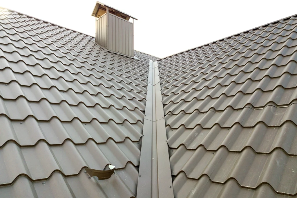 metal roof that looks like shingles