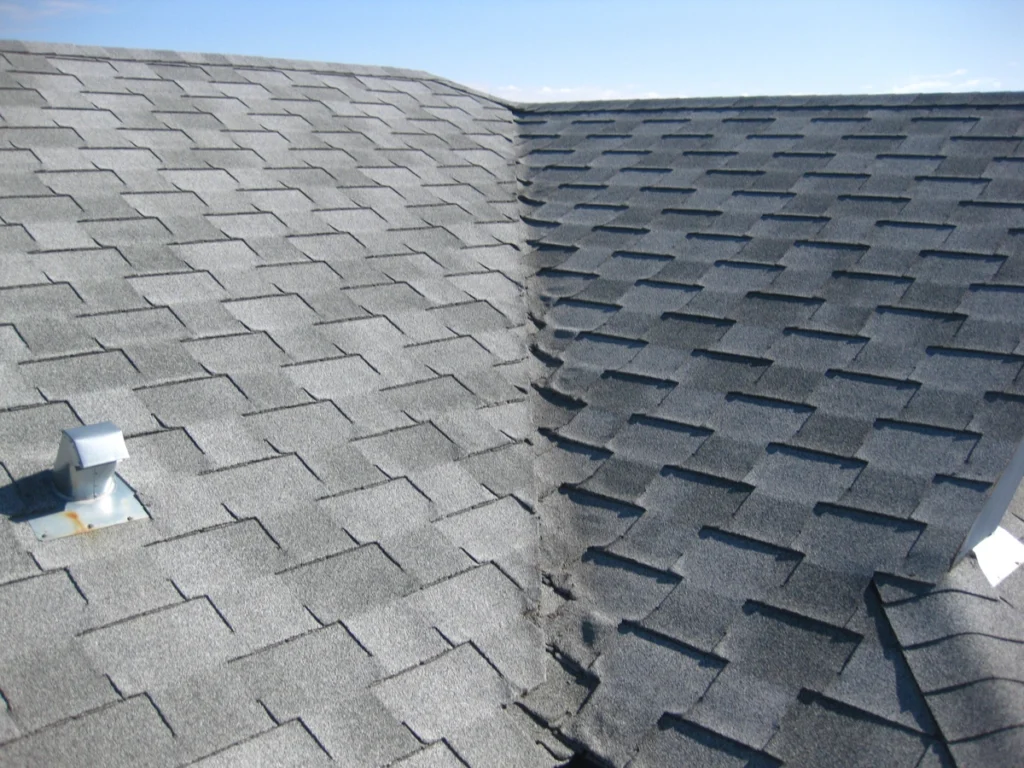 pealing roof shingles