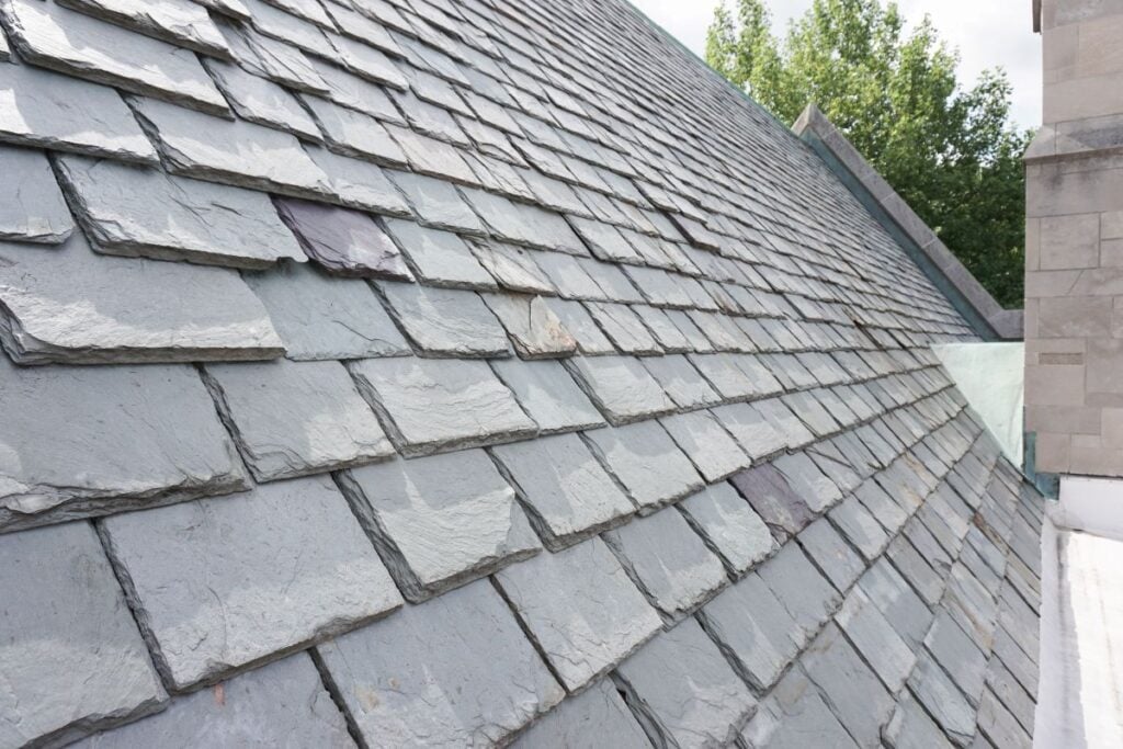 brava roof tile elegant grey slate tiles in family house