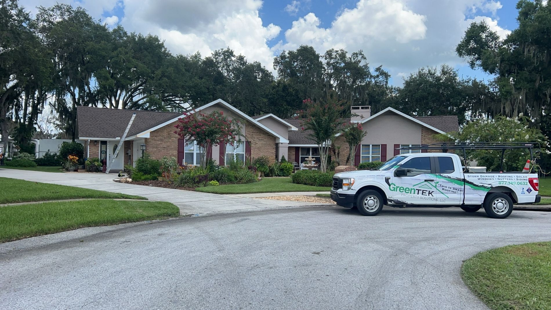Completed Residential Roof Replacement-GreenTek